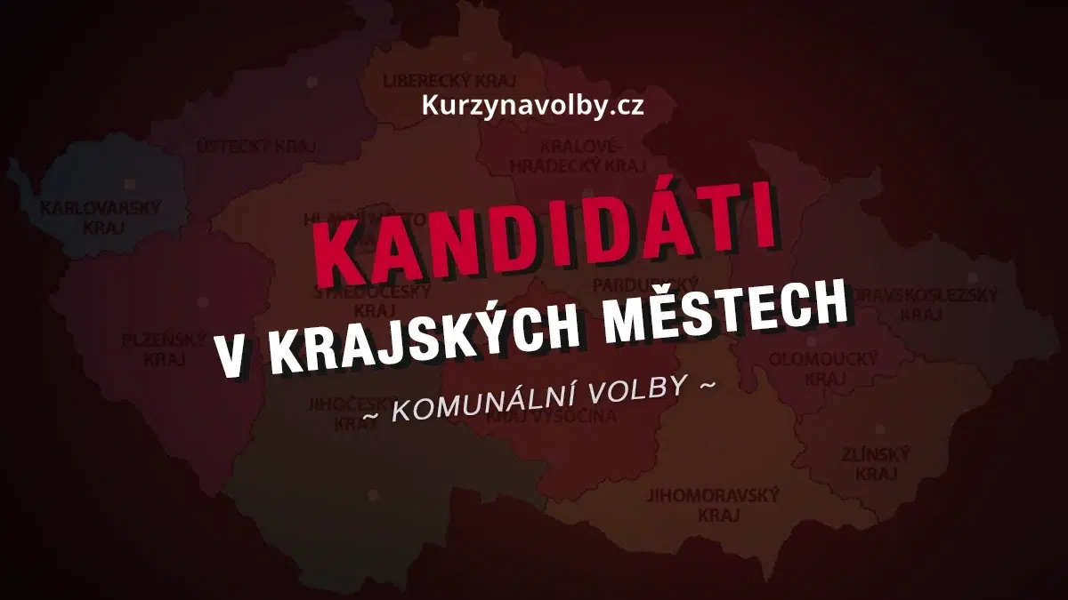 Komunální volby 2026 - kandidáti krajské mešta