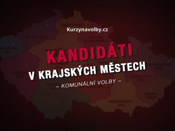 Komunální volby 2026 - kandidáti krajské mešta