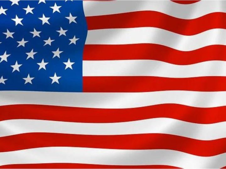 Vlajka USA - americke volby